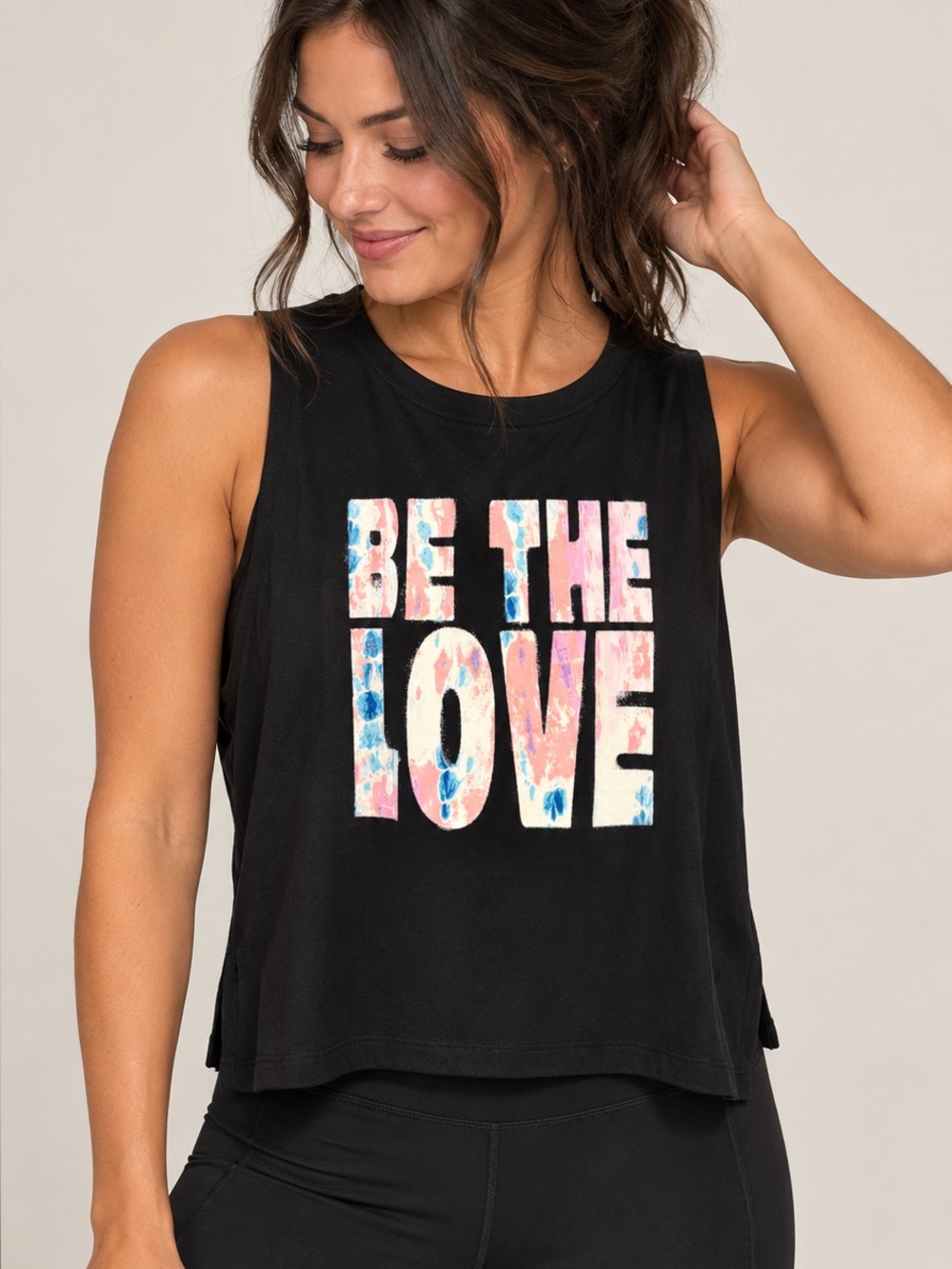 Cropped workout tank top Old Navy size medium